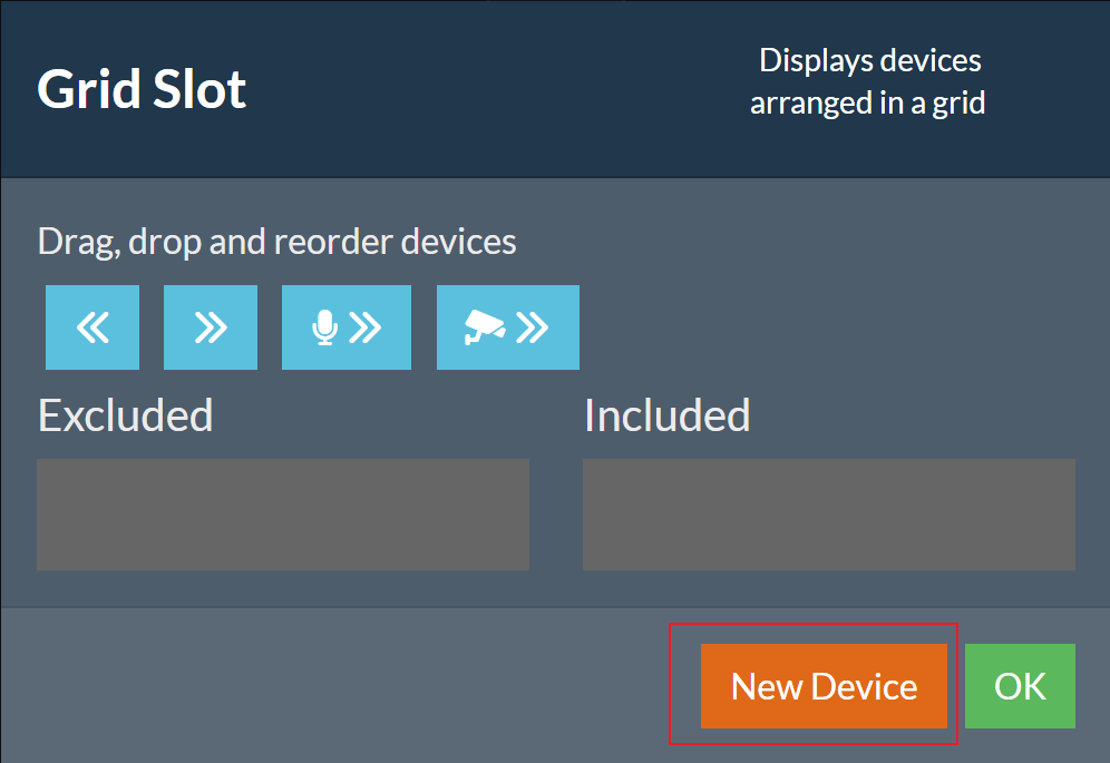 اضغط New Device