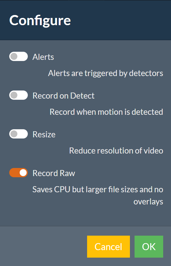 Record Raw بيخلّي استهلاك المعالج قليل